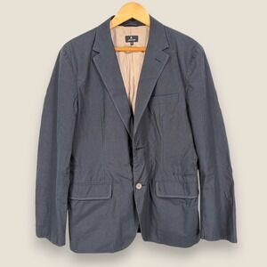 Paul Saint PS Unstructured Blazer Sport Coat Men XL Gray Striped Cotton